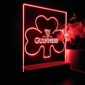 Guinness Clover Leaf LED Desk Light