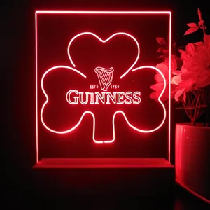 Guinness Clover Leaf LED Desk Light