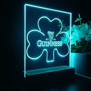 Guinness Clover Leaf LED Desk Light
