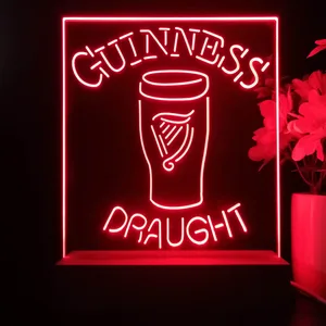 Guinness Draught Glass LED Desk Light