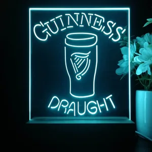 Guinness Draught Glass LED Desk Light