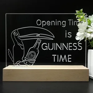 Guinness Toucan Bottle LED Desk Light
