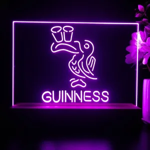 Guinness Toucan Glasses LED Desk Light