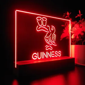 Guinness Toucan Glasses LED Desk Light