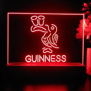 Guinness Toucan Glasses LED Desk Light