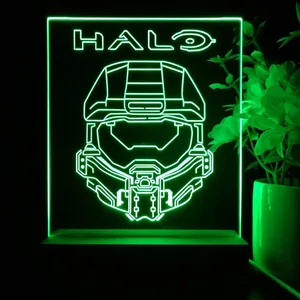 Halo Infinite Master Chief Helmet LED Desk Light