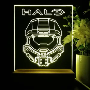 Halo Infinite Master Chief Helmet LED Desk Light