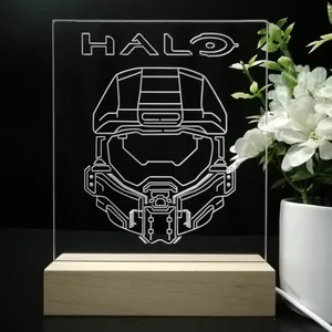 Halo Infinite Master Chief Helmet LED Desk Light