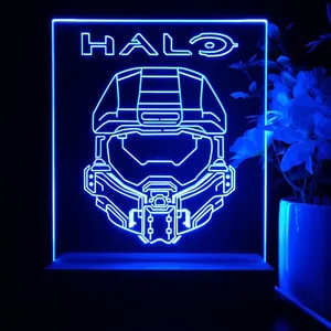 Halo Infinite Master Chief Helmet LED Desk Light