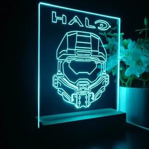 Halo Infinite Master Chief Helmet LED Desk Light
