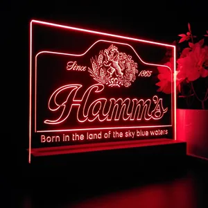 Hamm's 1865 Born in the land of sky blue waters LED Desk Light
