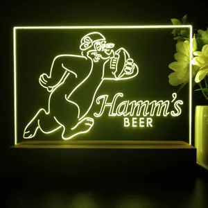 Hamm's Bear Rugby LED Desk Light