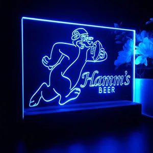 Hamm's Bear Rugby LED Desk Light