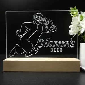 Hamm's Bear Rugby LED Desk Light