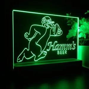 Hamm's Bear Rugby LED Desk Light