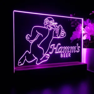 Hamm's Bear Rugby LED Desk Light