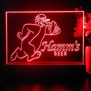 Hamm's Bear Rugby LED Desk Light