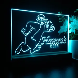 Hamm's Bear Rugby LED Desk Light