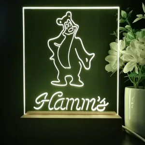 Hamm's Bear Standing LED Desk Light