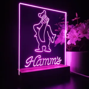Hamm's Bear Standing LED Desk Light