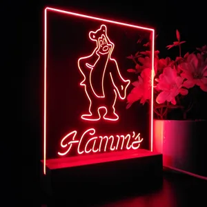 Hamm's Bear Standing LED Desk Light