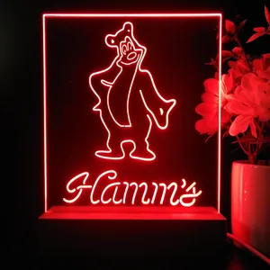 Hamm's Bear Standing LED Desk Light