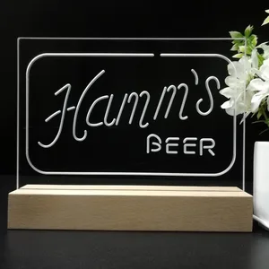 Hamm's Logo LED Desk Light