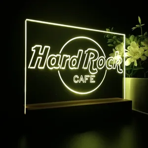 Hard Rock Cafe Logo LED Desk Light