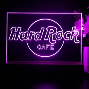 Hard Rock Cafe Logo LED Desk Light