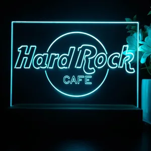 Hard Rock Cafe Logo LED Desk Light