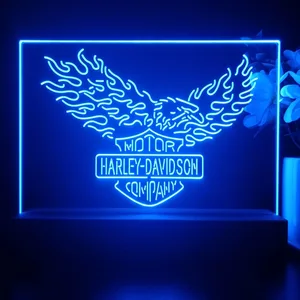 Harley Davidson Eagle 3 LED Desk Light