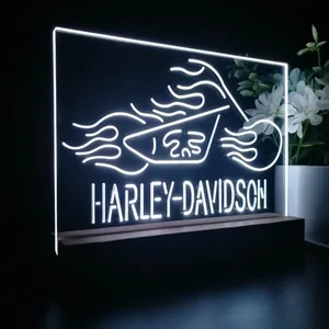 Harley Davidson Fire Bike LED Desk Light
