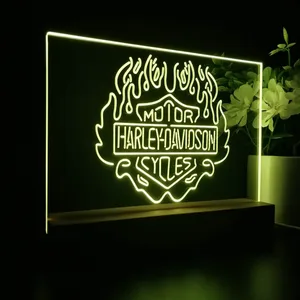 Harley Davidson Fire LED Desk Light