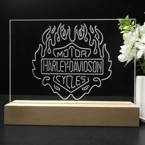 Harley Davidson Fire LED Desk Light