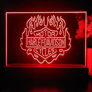 Harley Davidson Fire LED Desk Light