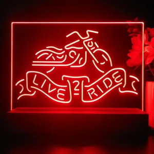 Harley Davidson Live 2 Ride Bike LED Desk Light