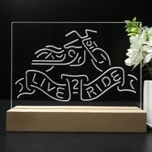 Harley Davidson Live 2 Ride Bike LED Desk Light