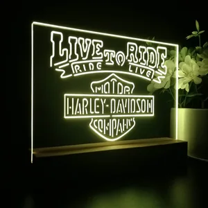 Harley Davidson Live to Ride LED Desk Light