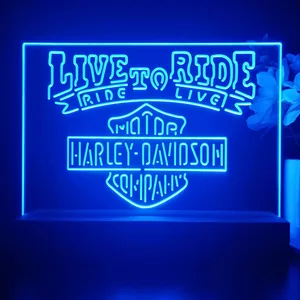 Harley Davidson Live to Ride LED Desk Light