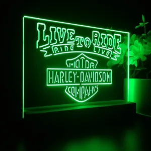 Harley Davidson Live to Ride LED Desk Light