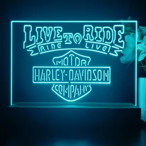 Harley Davidson Live to Ride LED Desk Light