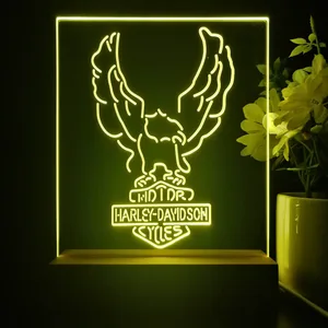 Harley Davidson Up Wing Eagle LED Desk Light