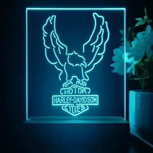 Harley Davidson Up Wing Eagle LED Desk Light