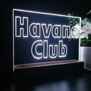 Havana Club Logo 2 LED Desk Light