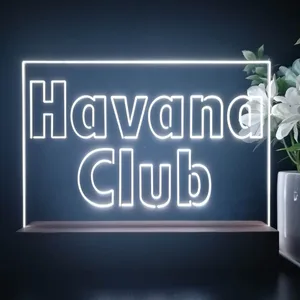 Havana Club Logo 2 LED Desk Light