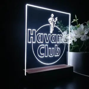 Havana Club Logo LED Desk Light