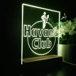 Havana Club Logo LED Desk Light