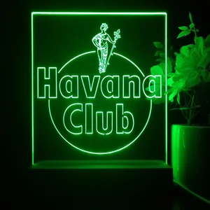Havana Club Logo LED Desk Light
