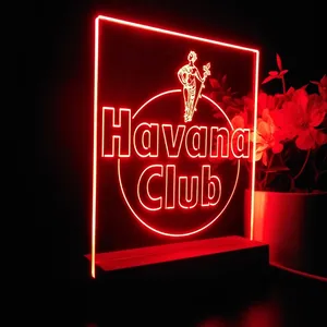 Havana Club Logo LED Desk Light