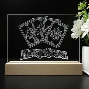 Hearthstone Cards LED Desk Light